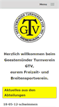 Mobile Screenshot of gtv-bremerhaven.de